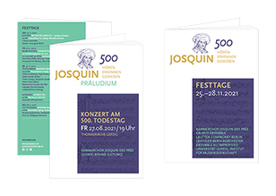 500 Jahre Josquin – Programmhefte